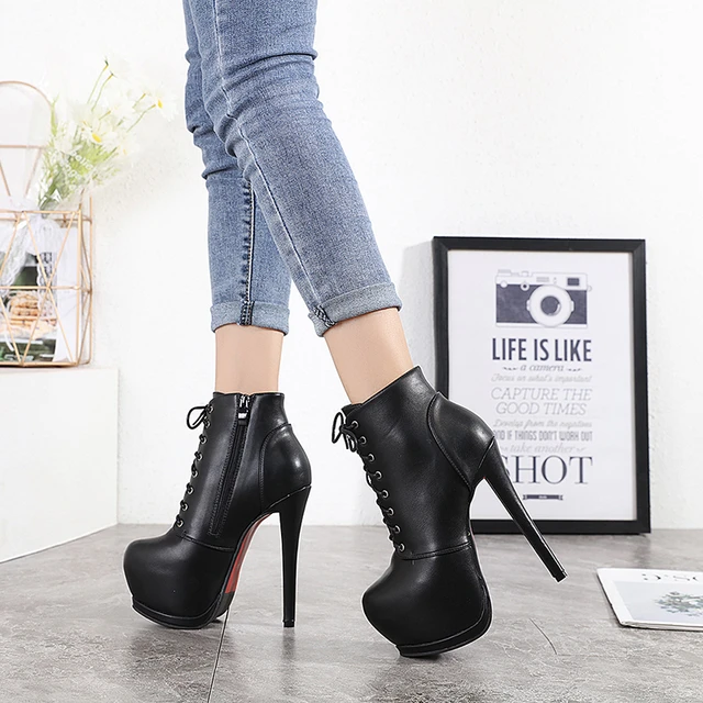 women's leather booties