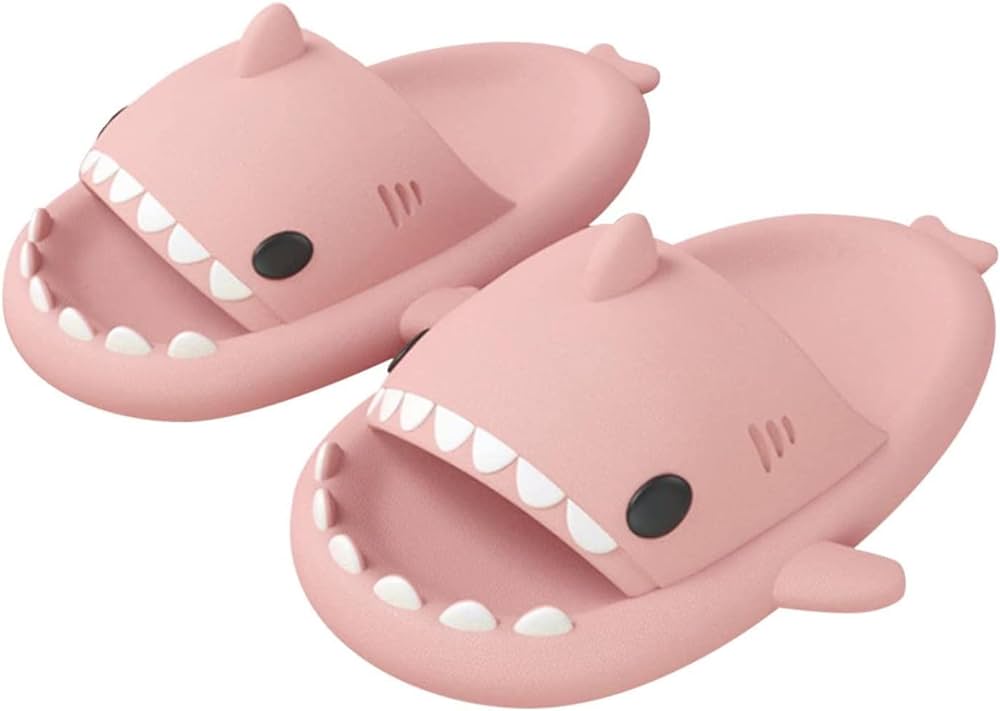 pink shark slides