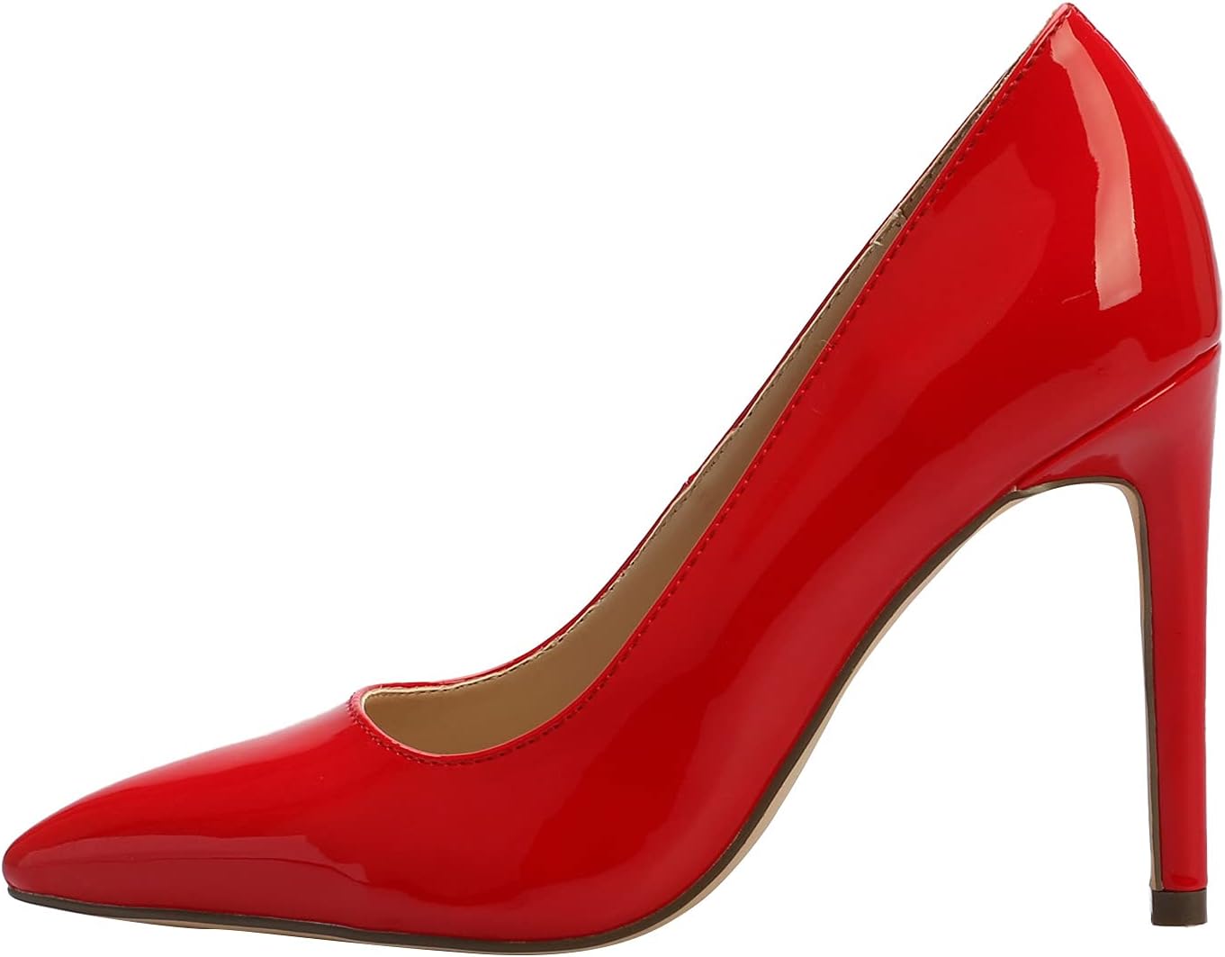 red high heel shoes