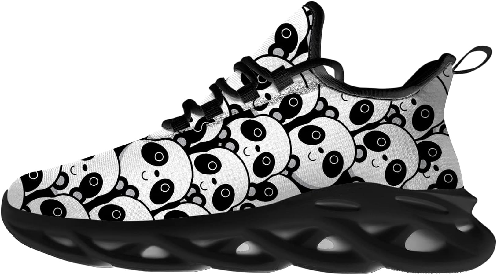 black panda shoes