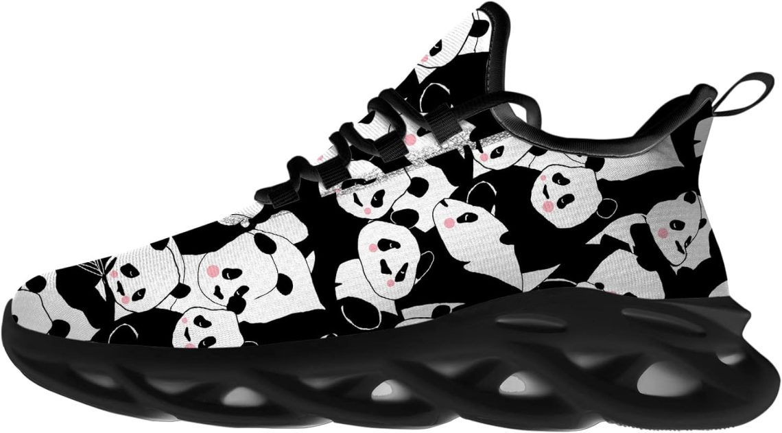 black panda shoes