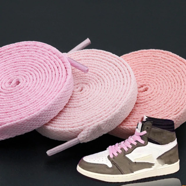 pink shoelaces