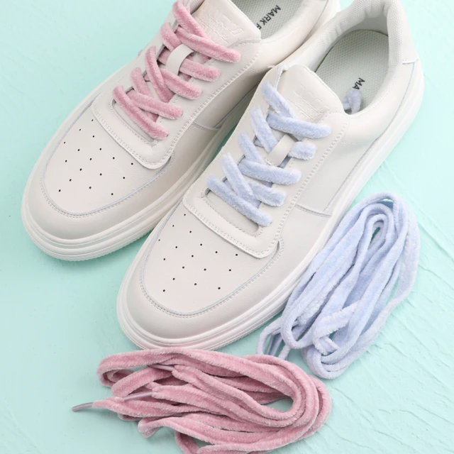 pink shoelaces