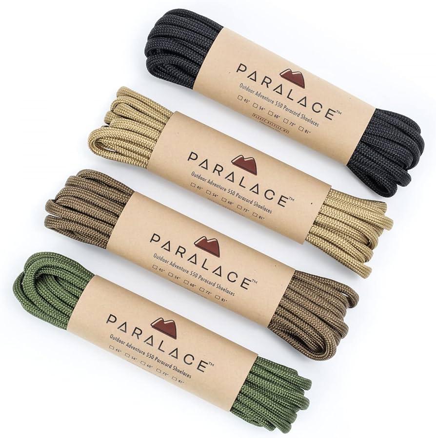 paracord shoelaces