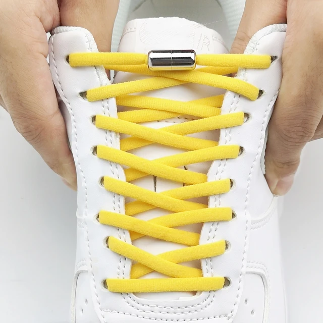 untied shoelaces