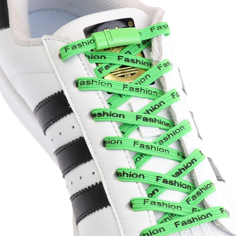 green shoelaces