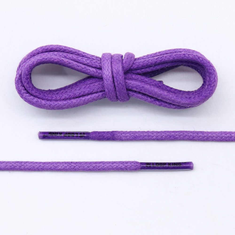 purple shoelaces