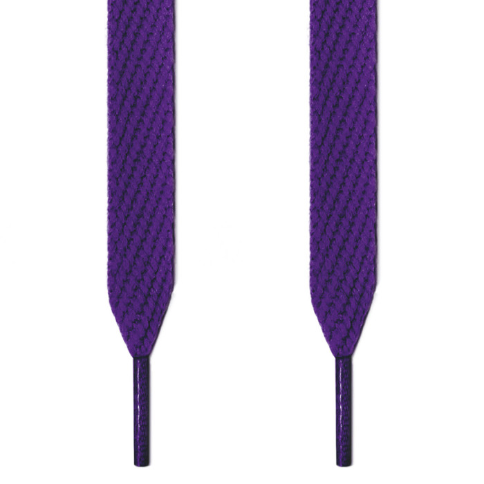 purple shoelaces