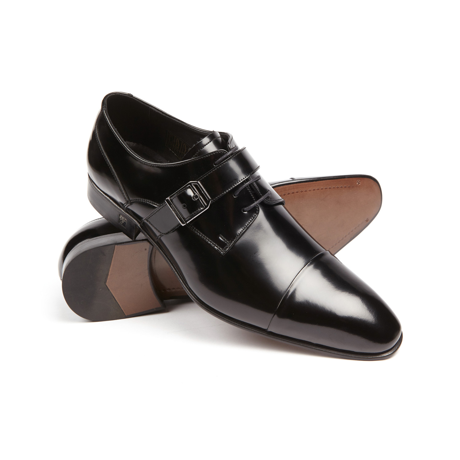 single monk strap shoes